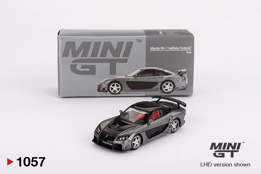 BLISTER - MINIGT - 1057 - Mazda RX-7 VeilSide Fortune Grey